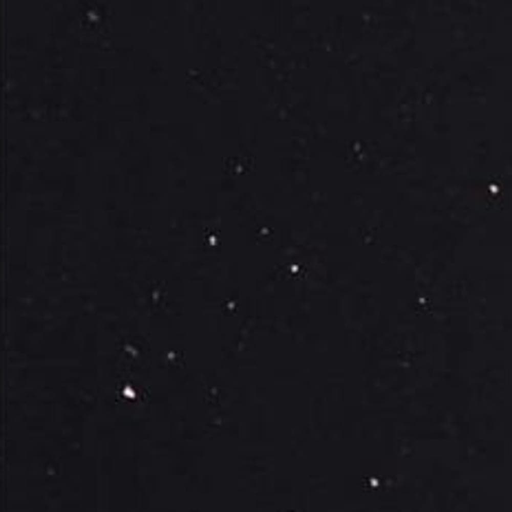 Black Crystal quartz worktop surface, close up