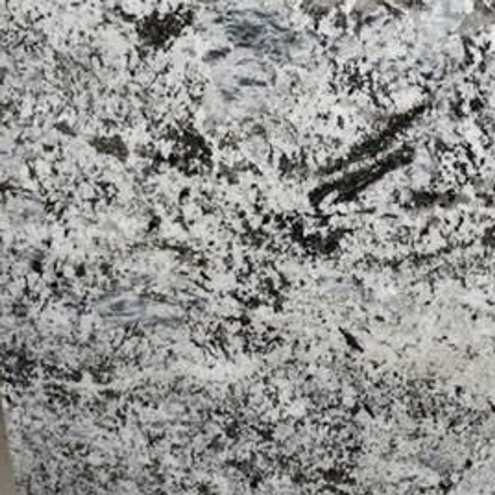 Blue Flower granite worktop surface, close up