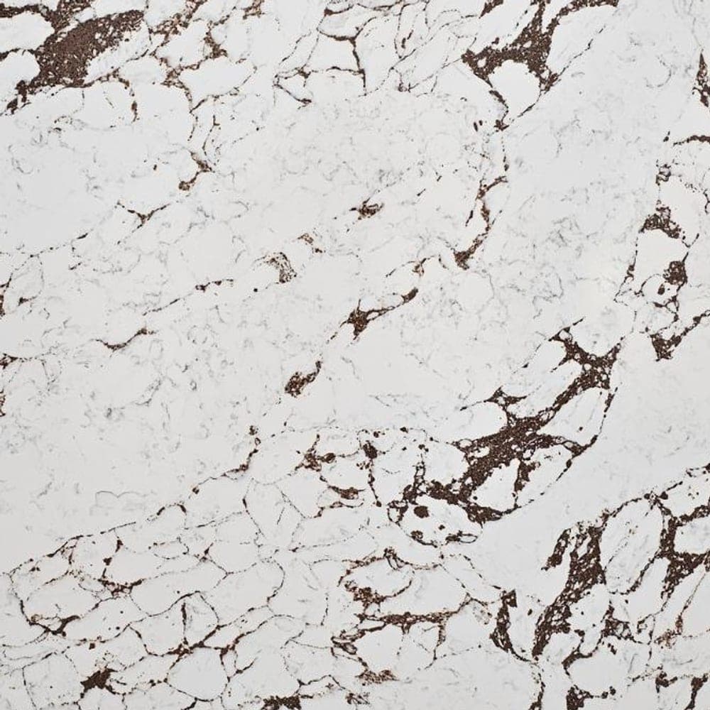 Calacatta Viola quartz worktop surface, close up