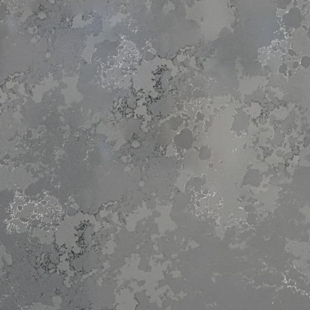 Cloud Grey quartz worktop surface, close up