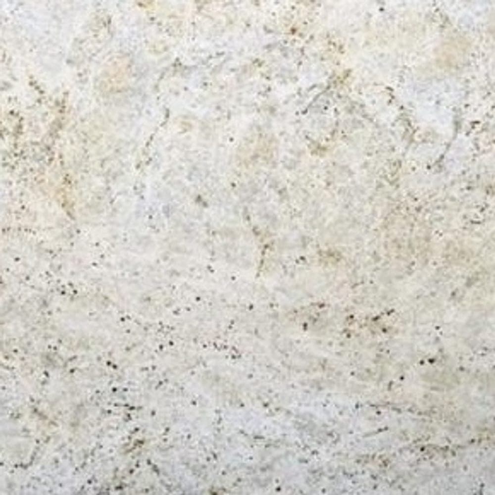 Colonial Cream granite worktop surface, close up