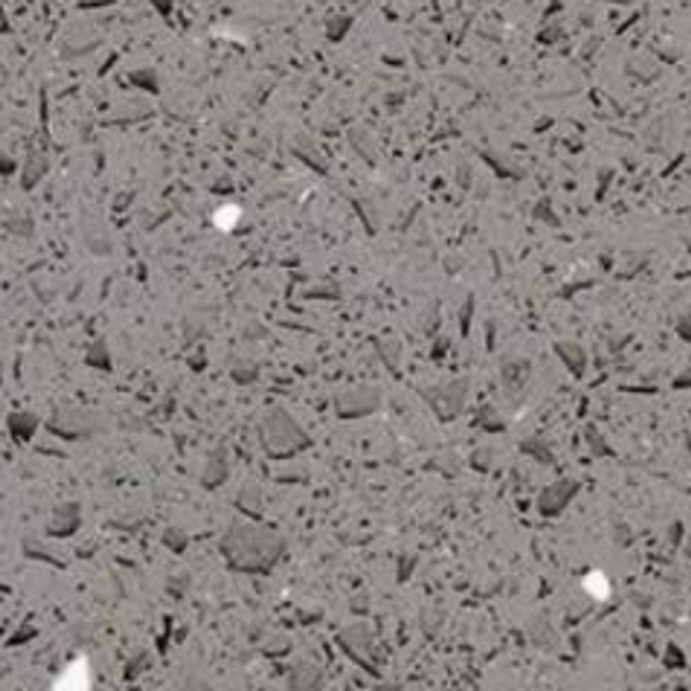 Grey Mirror quartz worktop surface, close up