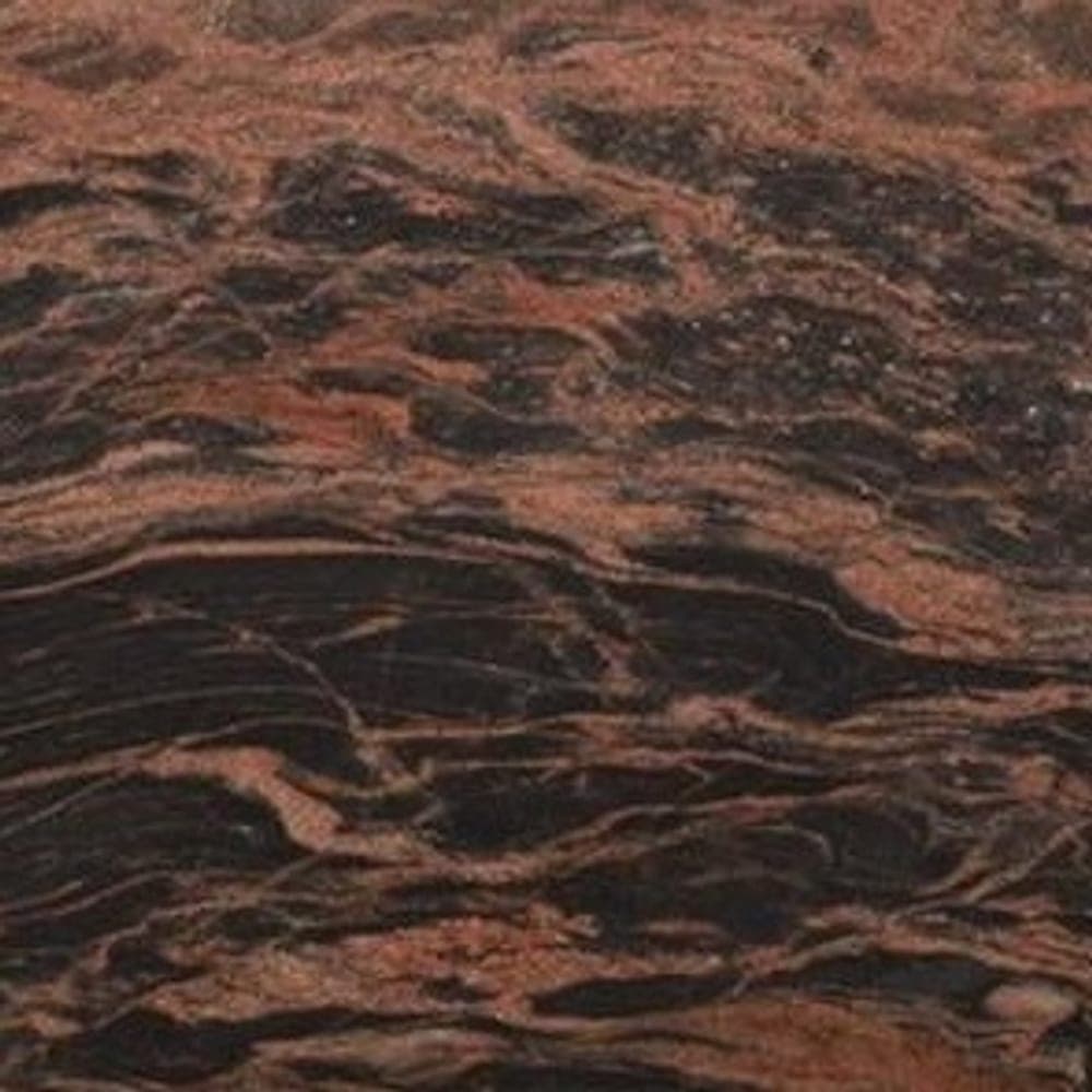 Indian Aurora granite worktop surface, close up
