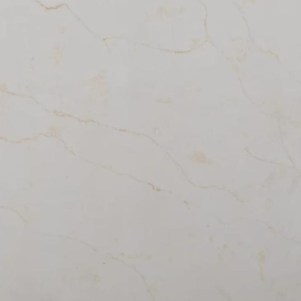 Ivory Serene quartz worktop surface, close up