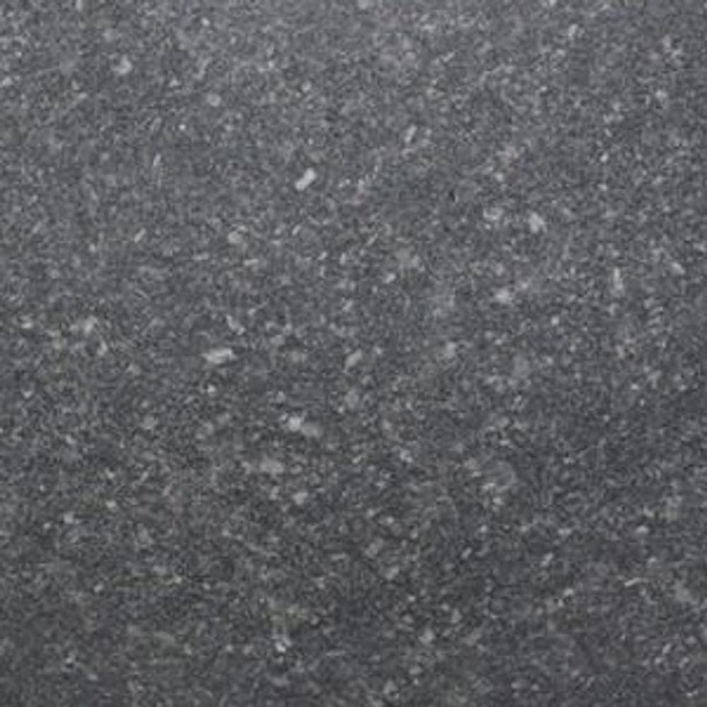 Steel Grey granite, a dark grey stone with a close even grain, photographed as a full slab