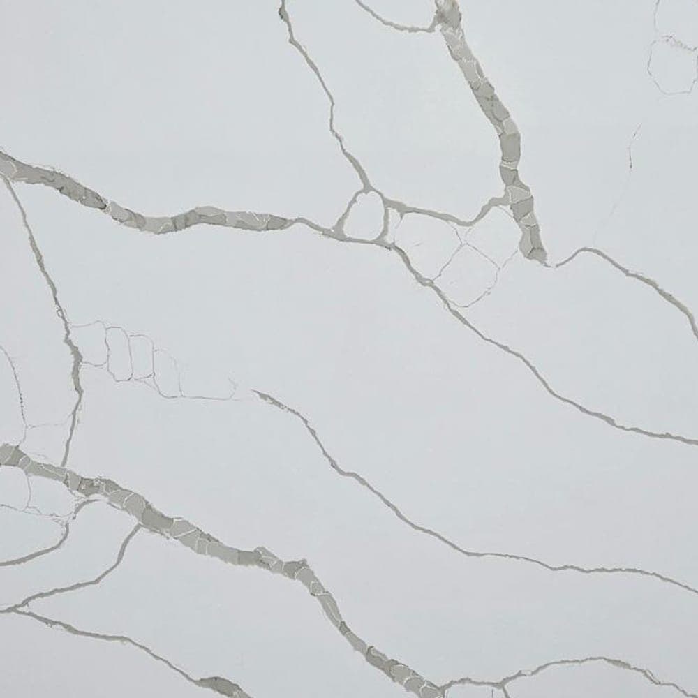 Venato Grey quartz worktop surface, close up